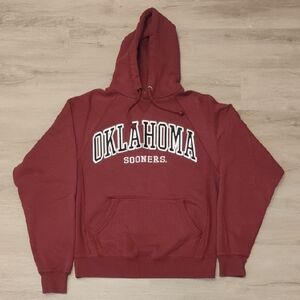 Blue 84 Oklahoma Sooners Maroon Hoodie Men's Size Small